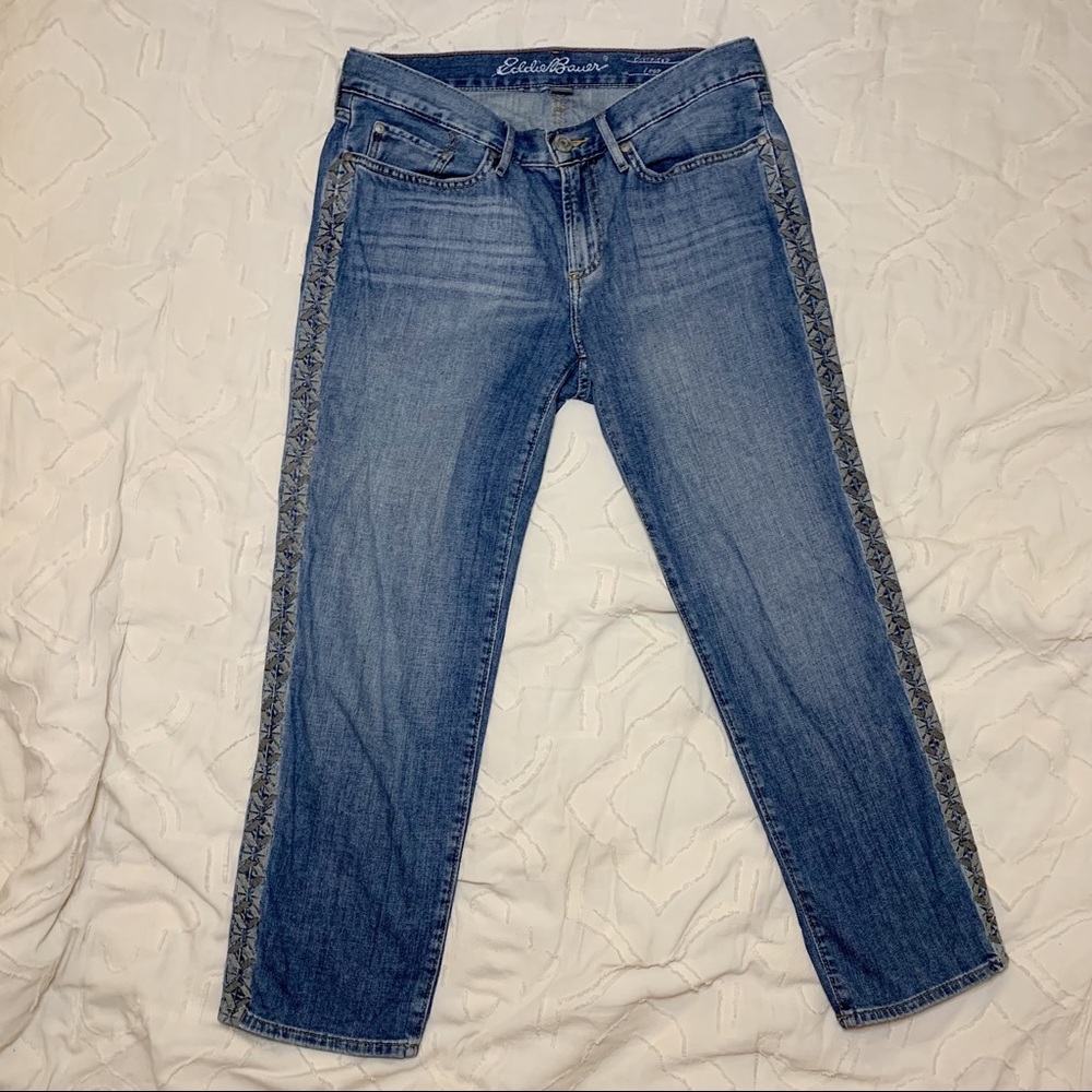 Eddie Bauer Boyfriend Cropped Jeans